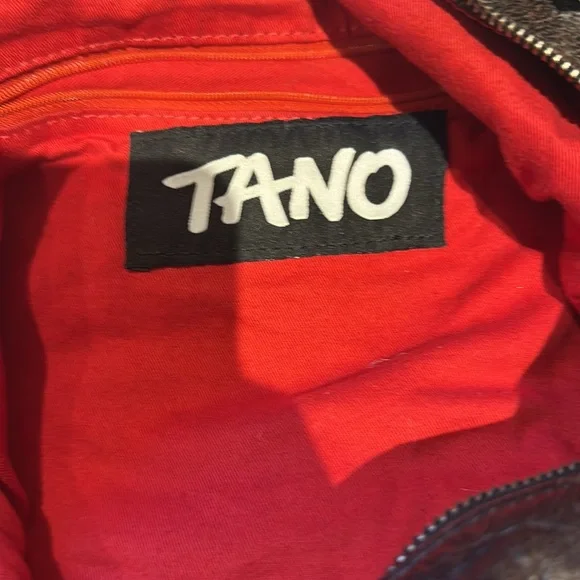 Brown leather TANO shoulder bag - Picture 2 of 6